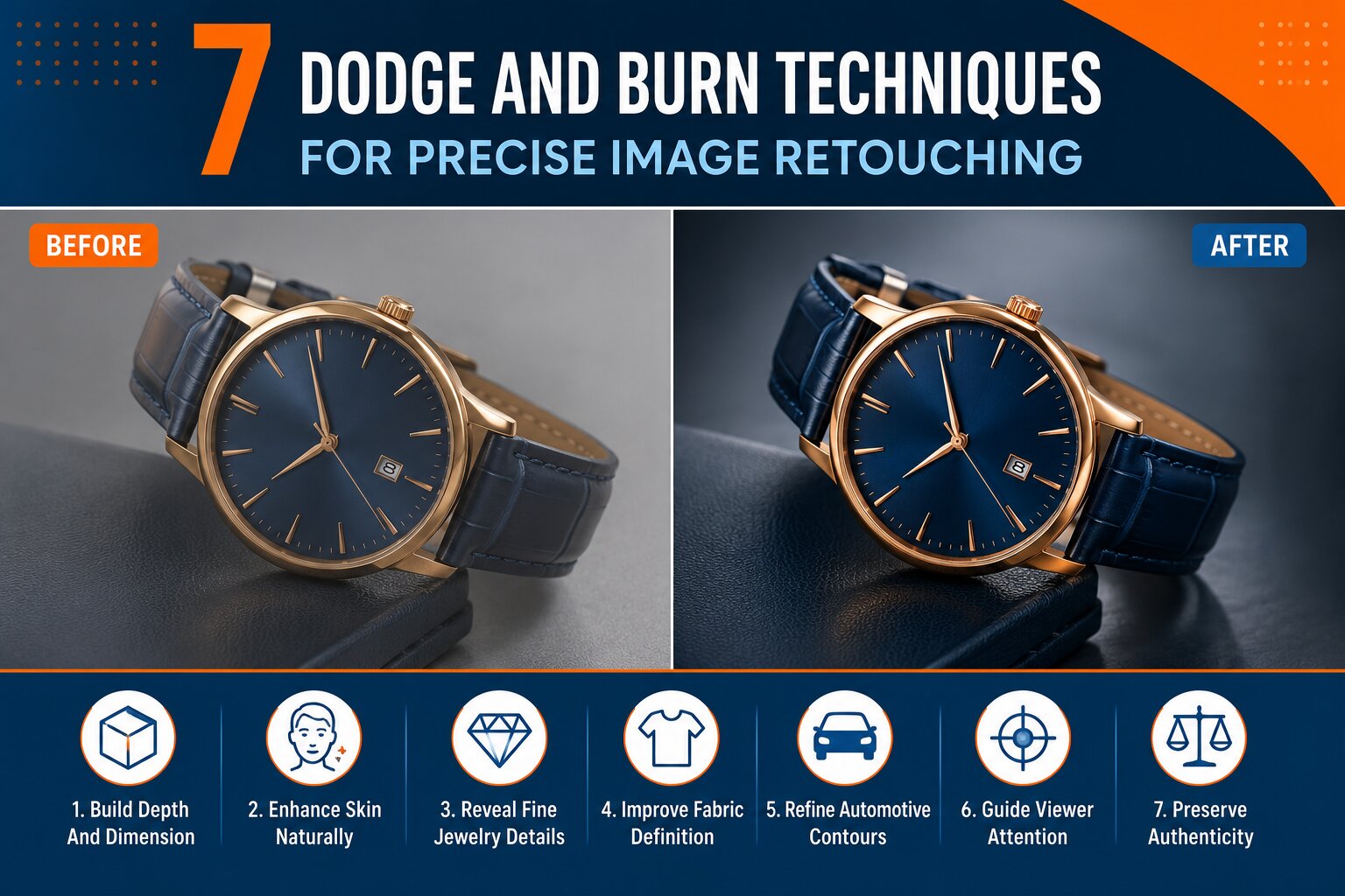 7 Dodge and Burn Techniques for Precise Image Retouching
