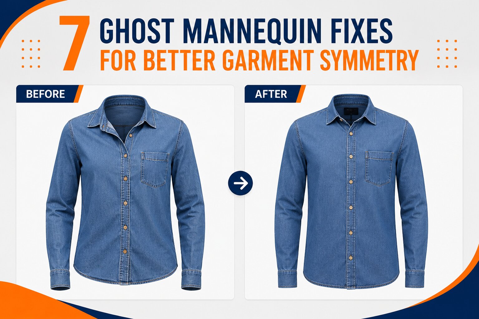 7 Ghost Mannequin Fixes for Better Garment Symmetry